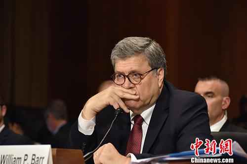 美国司法部部长威廉•巴尔。中新社记者 沙晗汀 摄 干涉前竞选顾问案?特朗普:没这么做但我有权干预